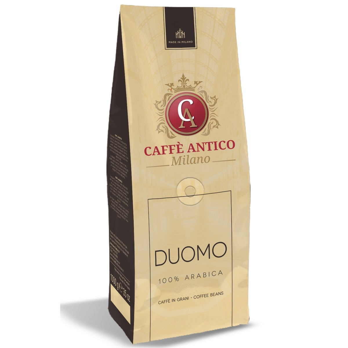 Frontansicht der Verpackung von Caffe Antico Milano Duomo.