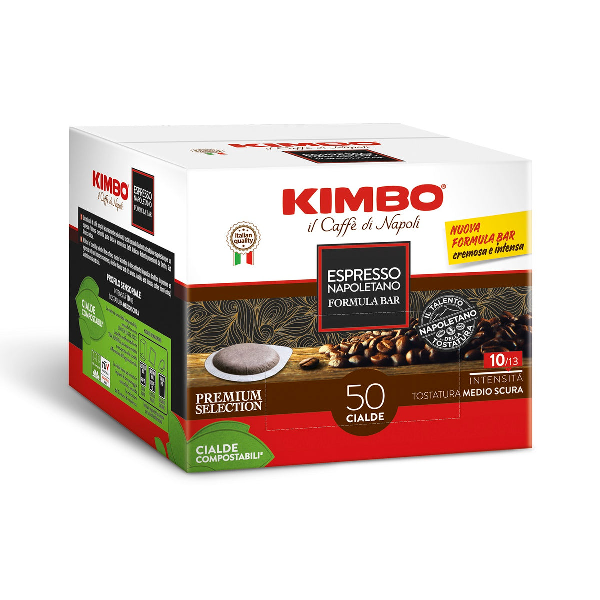 Frontansicht der Verpackung von Kimbo NAPOLETANO.