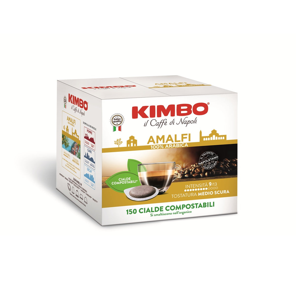 Frontansicht der Verpackung von Kimbo AMALFI.