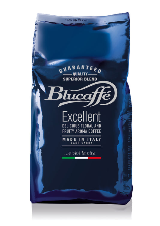 Frontansicht der Verpackung von Lucaffè BLUCAFFE.