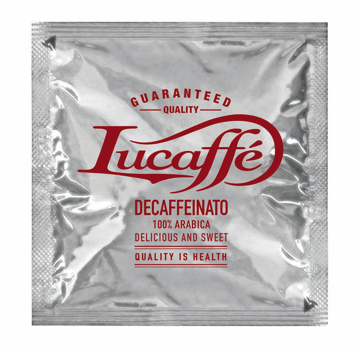 Frontansicht der Verpackung von Lucaffè DECAFFEINATO.