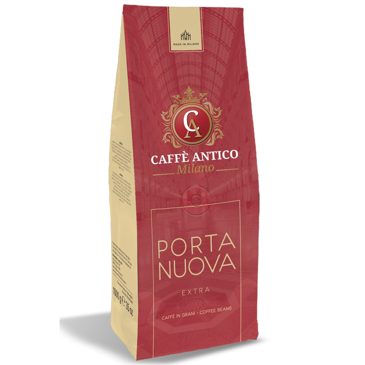 Frontansicht der Verpackung von Caffe Antico Milano Porta Nuova.