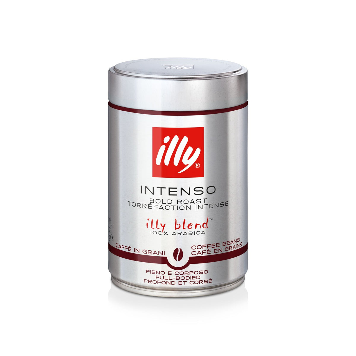 Frontansicht der Verpackung von illy Intenso.