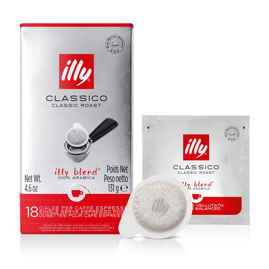 Frontansicht der Verpackung von illy Classico Espresso.