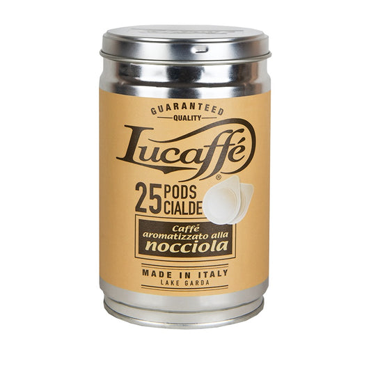 Frontansicht der Verpackung von Lucaffè NOCCIOLA.