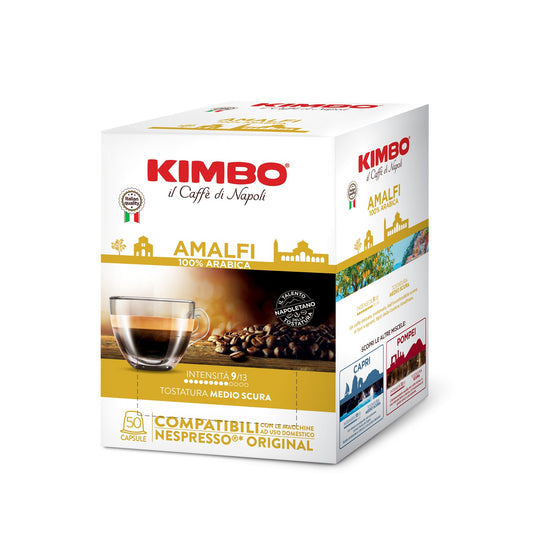 Frontansicht der Verpackung von Kimbo Amalfi.