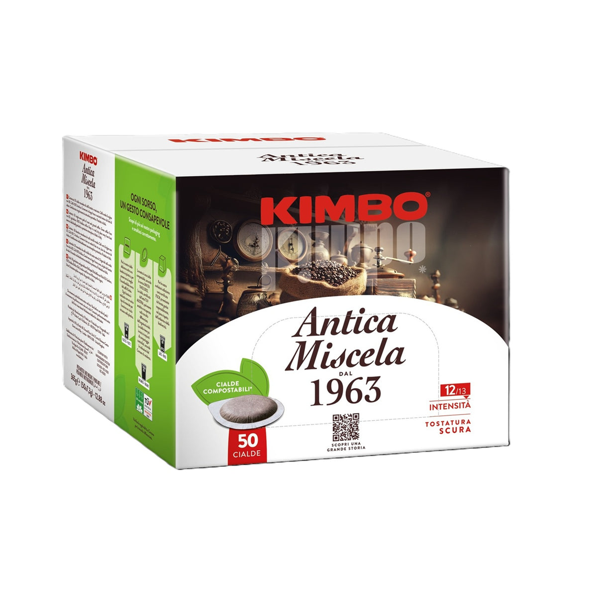 Frontansicht der Verpackung von Kimbo Antica Miscela.
