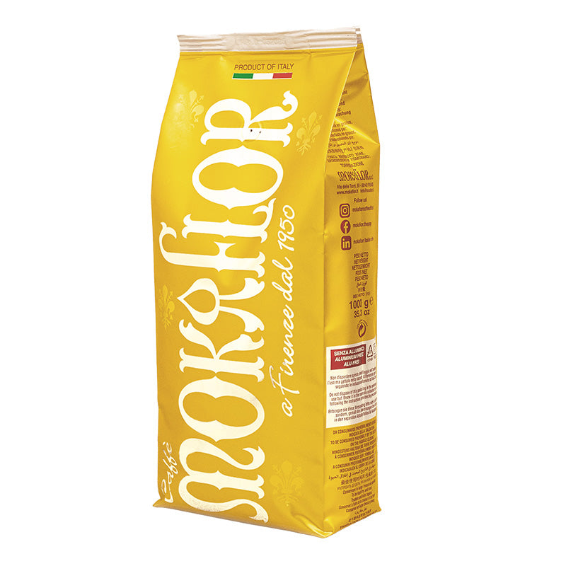 Frontansicht der Verpackung von Mokaflor Miscela Oro.