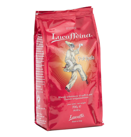 Frontansicht der Verpackung von Lucaffè PULCINELLA.